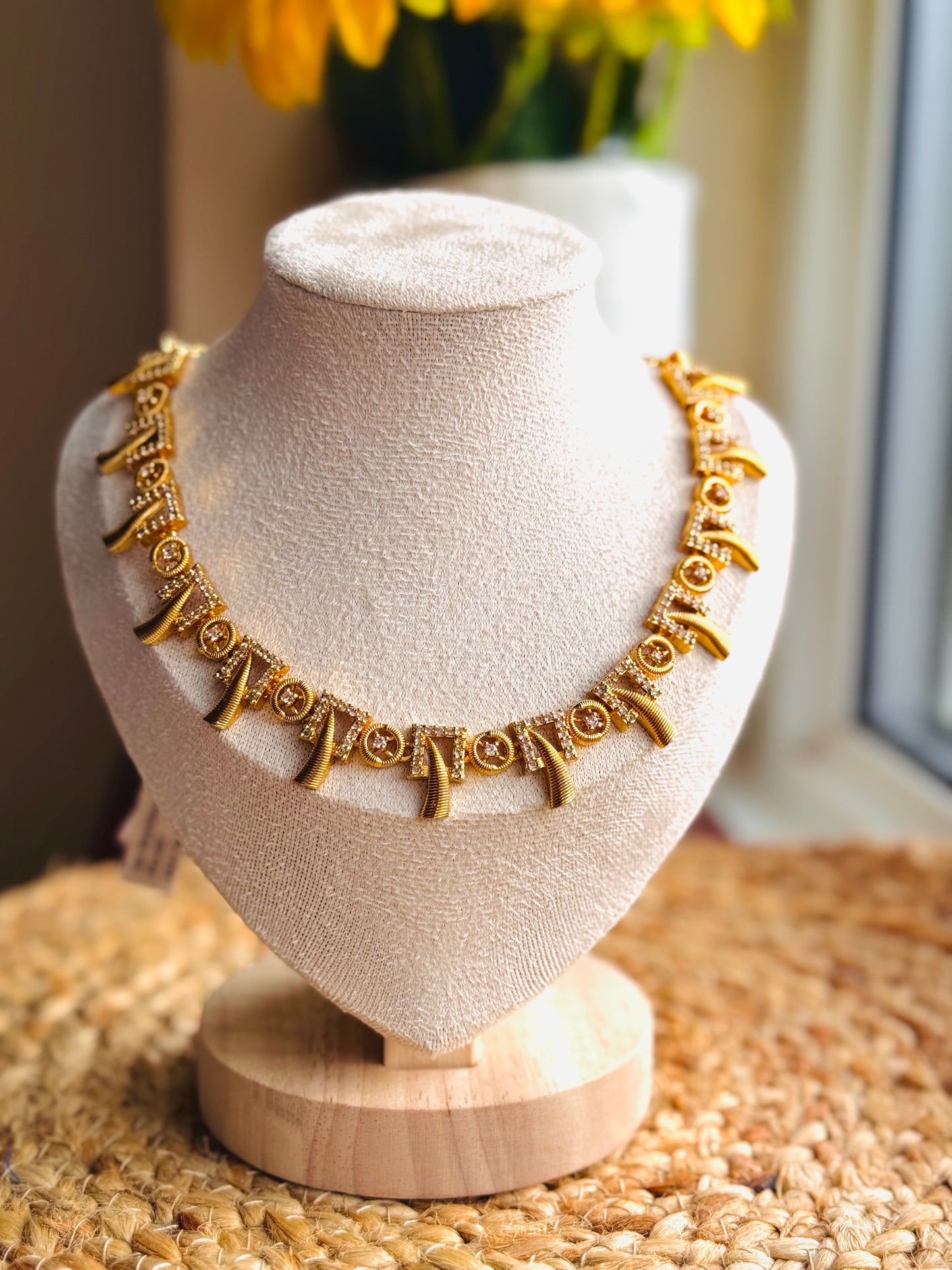 Gold-Tone Charm Necklace