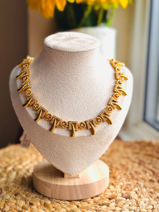 Gold-Tone Charm Necklace
