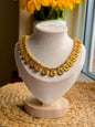 Gold-Tone Teardrop Necklace