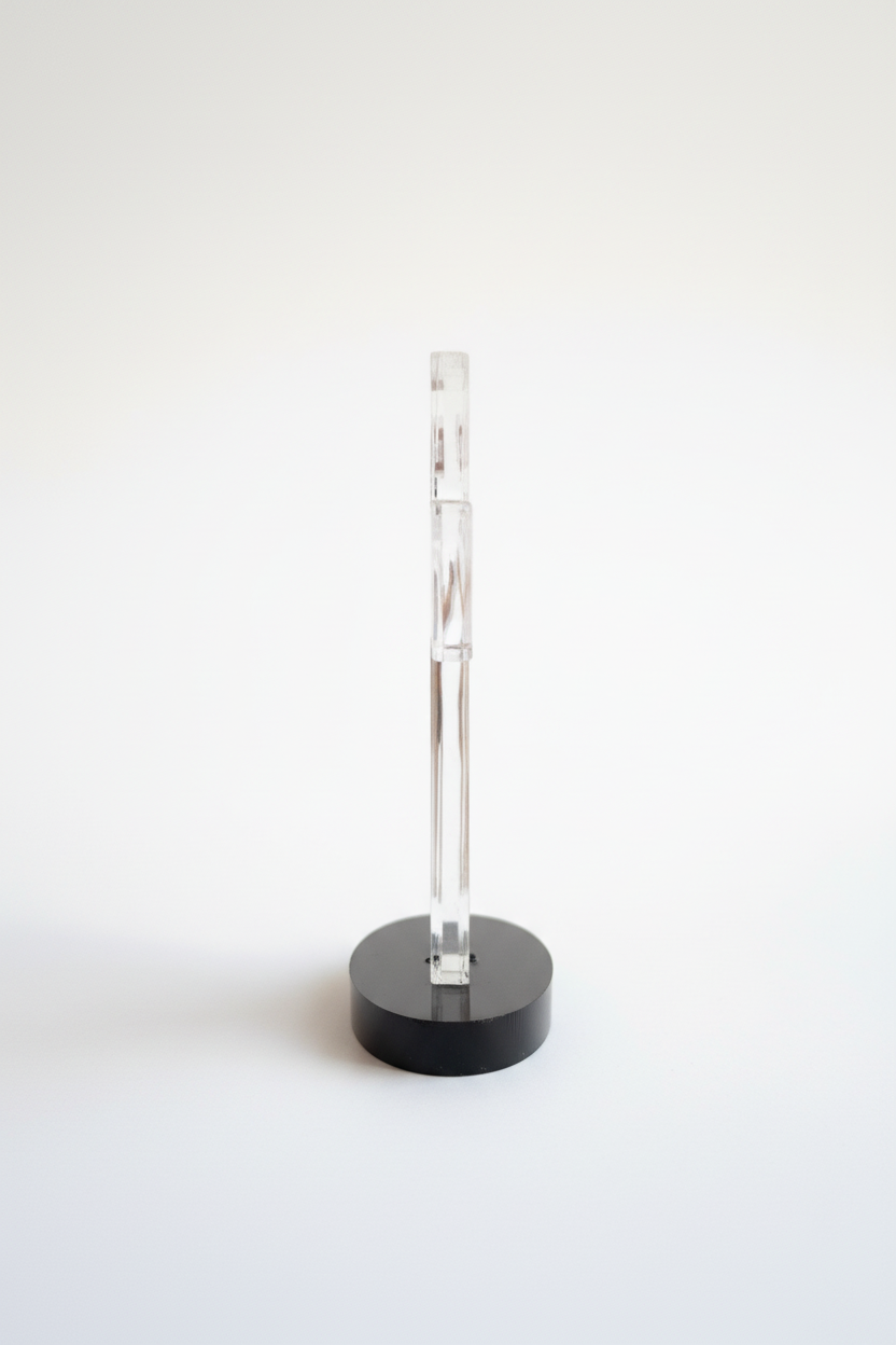 Acrylic Jesus Crucifix - Side