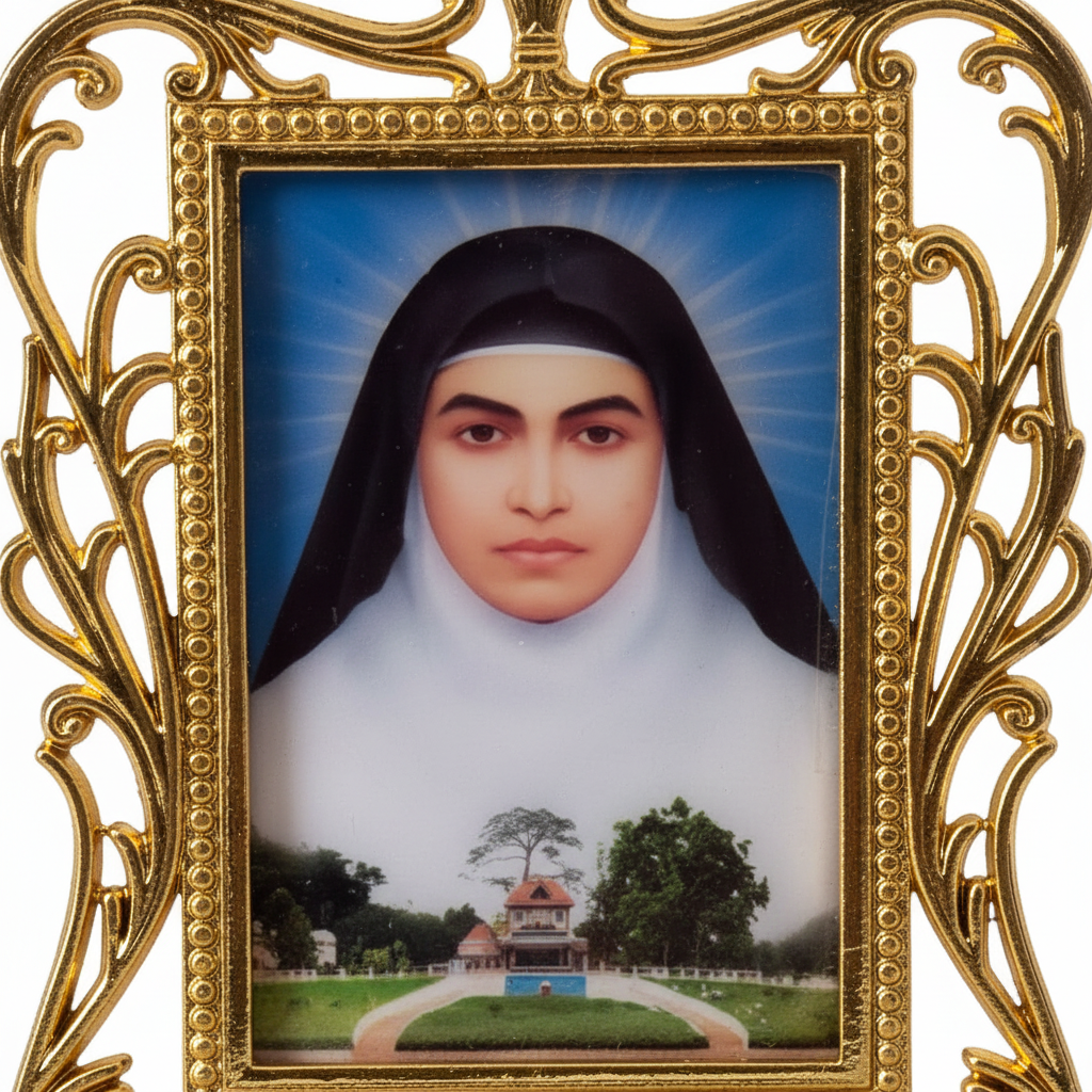 Blessed Mariam Thresia Frame - Portrait Close-up