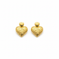 Clean White - Heart Earrings