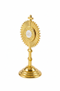 Gold JHS Monstrance - Angled