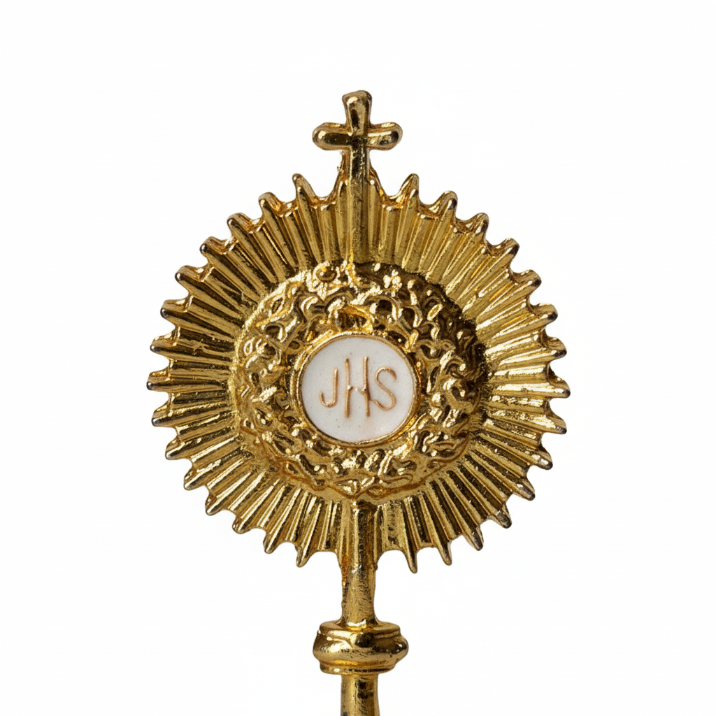 Gold JHS Monstrance Box - Monstrance Clean
