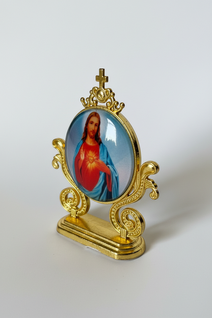 Sacred Heart Jesus Icon - Angled