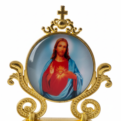 Sacred Heart Jesus Icon - Image Close-up Clean