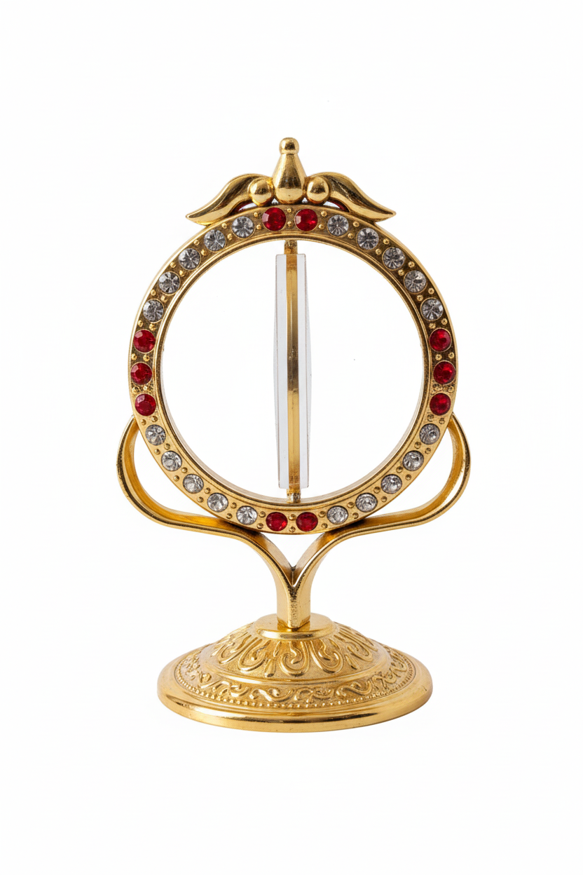 Spinning Frame Stand - Crystals Visible